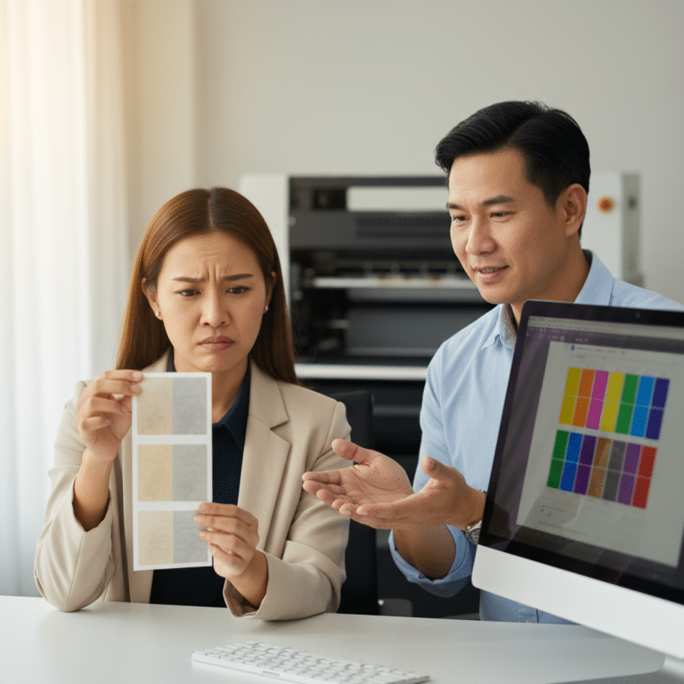 ทำไมพิมพ์แล้วสีเพี้ยน? ไขความลับ CMYK สำหรับ SME