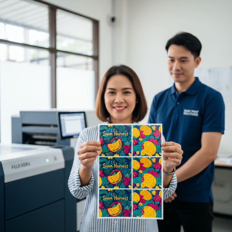 เทคโนโลยีพิมพ์ดิจิทัล Fuji Xerox ดันฉลากสินค้า SME ให้สีสด