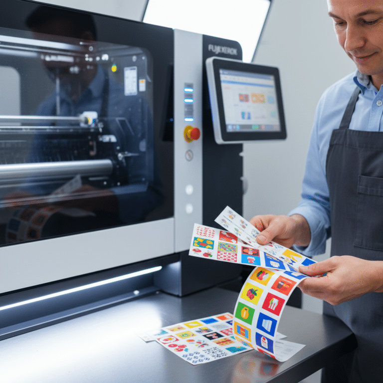 เจาะลึกเครื่องพิมพ์ Fuji Xerox ตัวช่วยสติ๊กเกอร์สีสดคมชัด