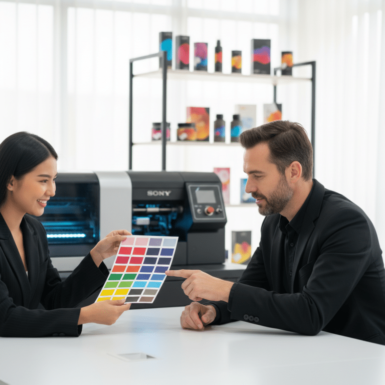 เทคโนโลยีพิมพ์ Fuji Xerox สีสดตรงปก จบปัญหาสีฉลากเพี้ยน