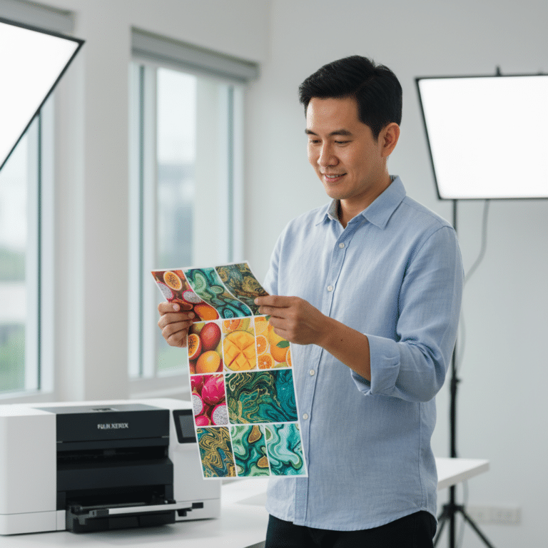 นวัตกรรม Fuji Xerox 2026: พิมพ์ฉลากสินค้า SME สีสด คมชัด