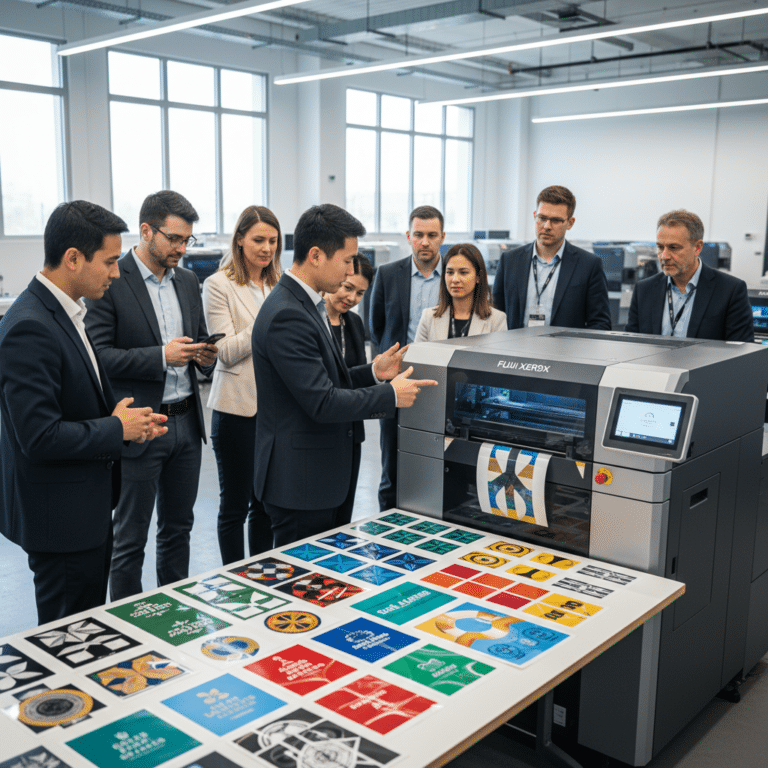นวัตกรรมพิมพ์สติ๊กเกอร์ 2026: เจาะลึกเครื่อง Fuji Xerox