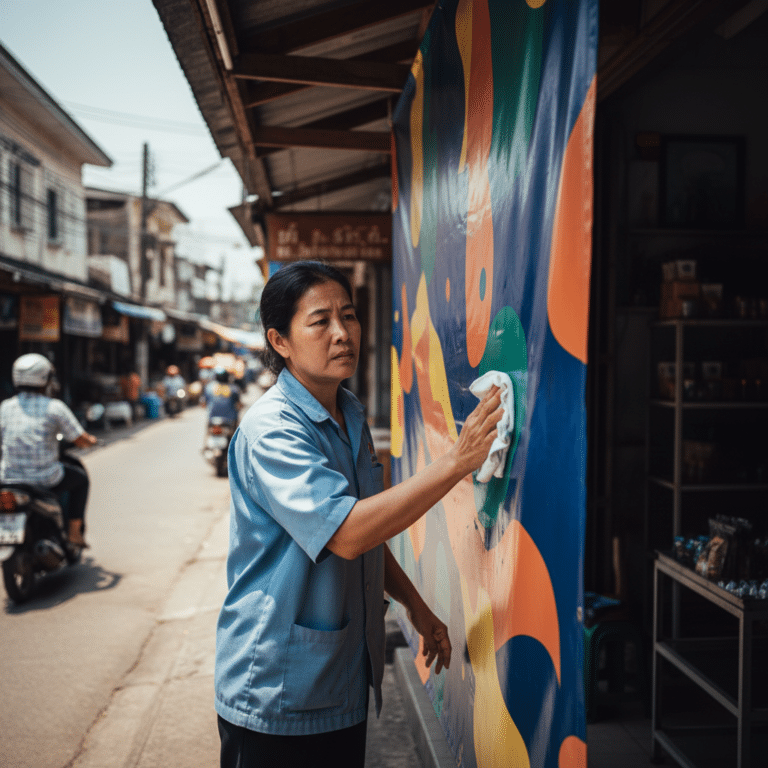 ยืดอายุรับหน้าร้อน! ทริคดูแลป้ายไวนิลให้สีสดทนแดด