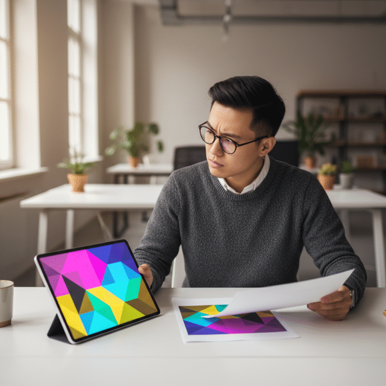 หน้าจอมือถือหลอกตา! ทำไมสั่งพิมพ์แล้ว ‘สีเพี้ยน’? รู้ทัน RGB vs CMYK ก่อนเสียเงินฟรี