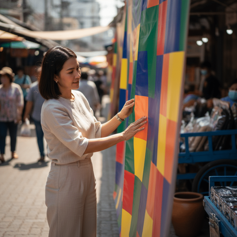 ทริคดูแลป้ายไวนิลรับซัมเมอร์ 2026 สีสดทนแดด ไม่ซีดไว