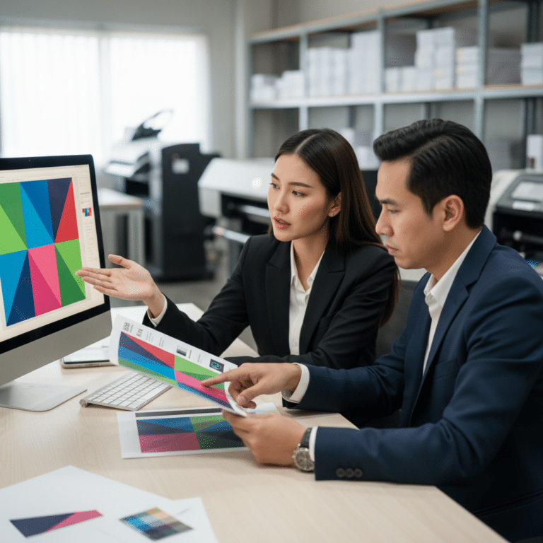 CMYK กับ RGB ต่างกันอย่างไร? เตรียมไฟล์พิมพ์ให้สีไม่เพี้ยน