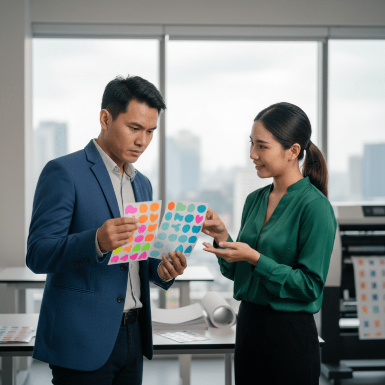 Digital vs Offset: SME สั่งพิมพ์สติ๊กเกอร์แบบไหนคุ้มสุด?