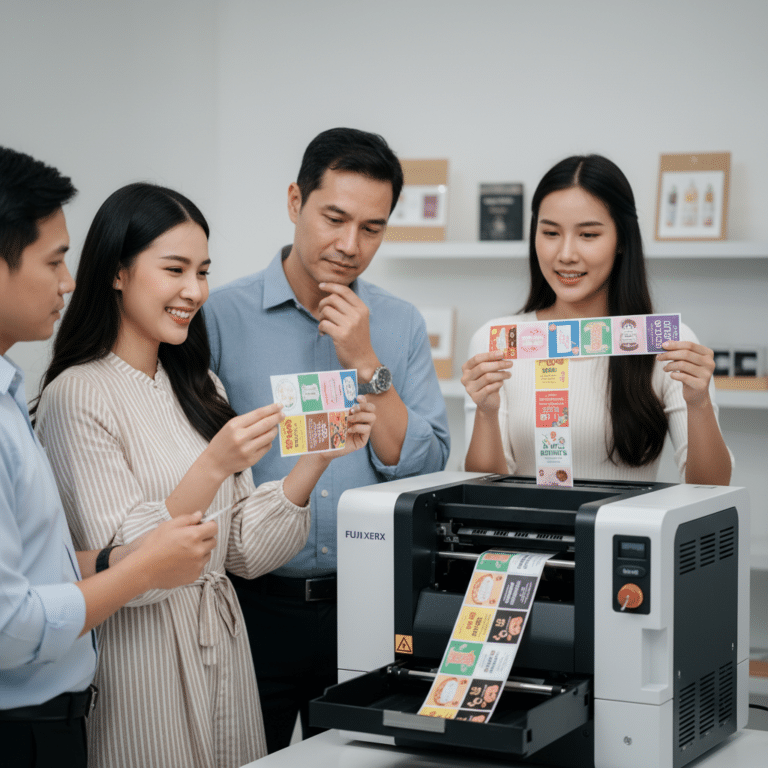 พิมพ์ฉลากสีสดเด้ง! ส่องเทคโนโลยี Fuji Xerox ที่ SME ควรรู้