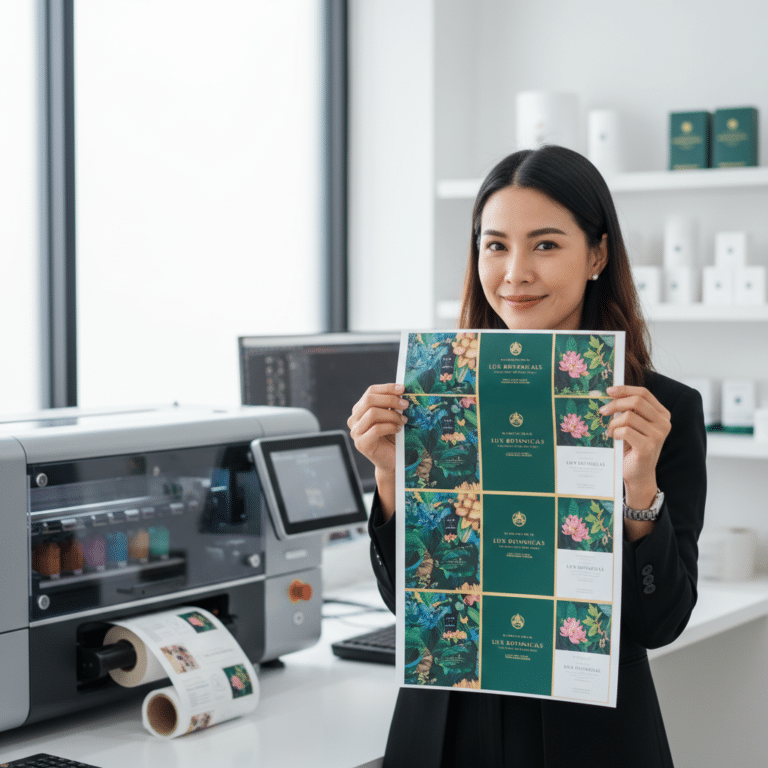 พิมพ์ฉลากสีสดด้วย Fuji Xerox ยกระดับแบรนด์ SME