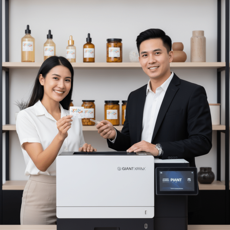 เครื่องพิมพ์ Fuji Xerox อาวุธลับ SME พิมพ์ฉลากสีสดคมชัด
