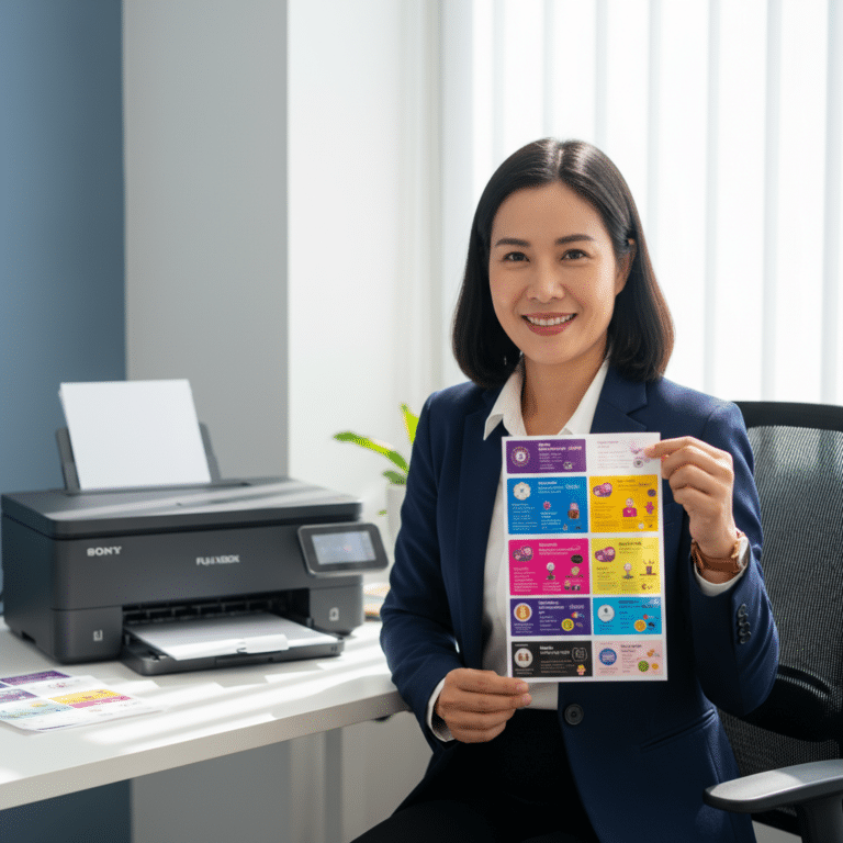 เครื่องพิมพ์ Fuji Xerox อาวุธลับ SME พิมพ์ฉลากสีสดคมชัด
