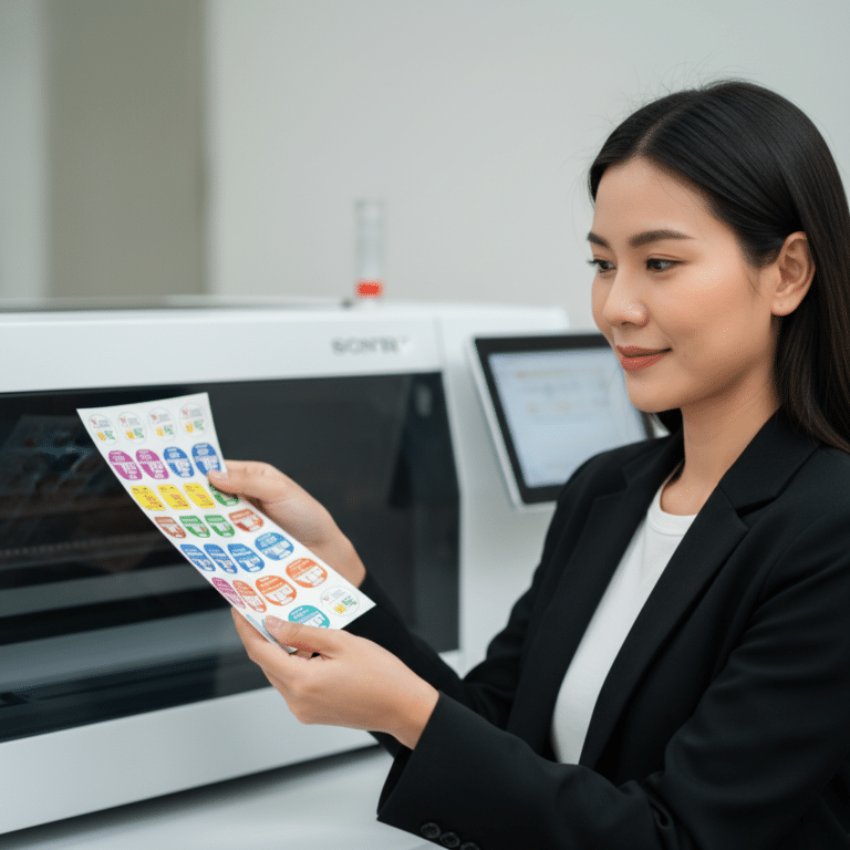เทคโนโลยีพิมพ์ Fuji Xerox: เคล็ดลับงานสติ๊กเกอร์สีสดคมชัด