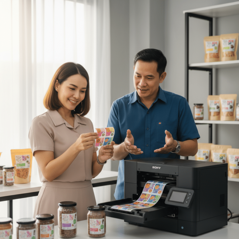 เจาะเทคโนโลยี Fuji Xerox พิมพ์สติ๊กเกอร์สีสดเป๊ะเพื่อ SME