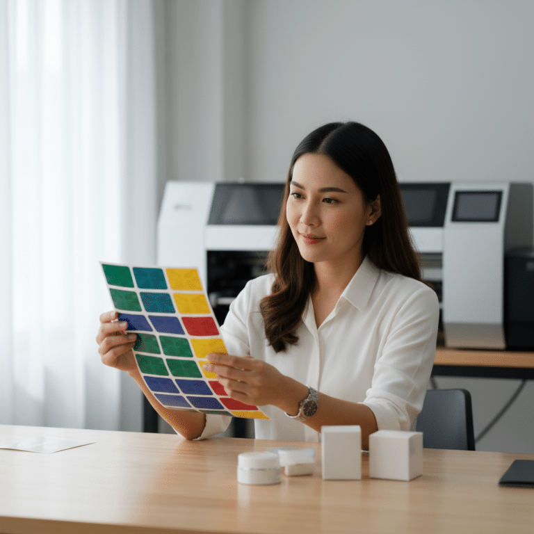 ไขความลับ! สติ๊กเกอร์สีสดคมชัดด้วยเครื่องพิมพ์ Fuji Xerox