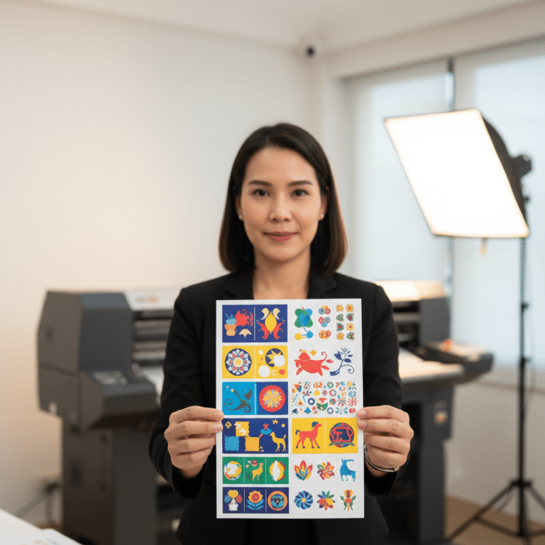 เทคโนโลยีการพิมพ์ Fuji Xerox ยกระดับสติ๊กเกอร์ SME สีสดเป๊ะ
