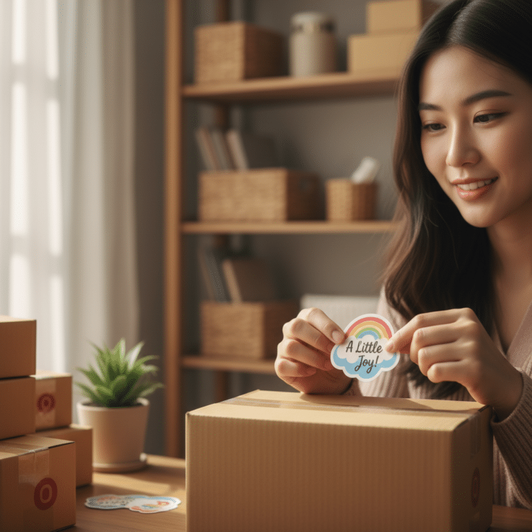 5 ไอเดียทำสติ๊กเกอร์ของแถม มัดใจลูกค้า เพิ่มยอดรีวิวให้ร้าน