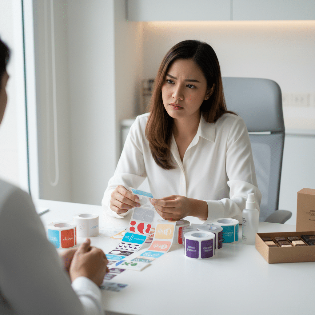 คู่มือ SME: เลือกสติ๊กเกอร์ติดสินค้าแบบไหนให้ปังและทนทาน - GiantPrint