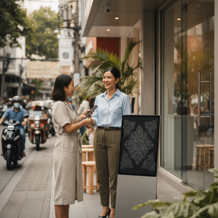 กลยุทธ์ O2O ปี 2026! ดึงลูกค้าเข้าร้านด้วยป้ายโฆษณาติด QR