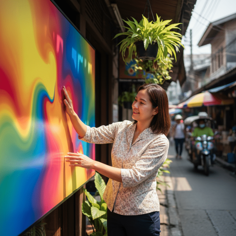ทริคดูแลป้ายโฆษณาและป้ายไวนิลรับหน้าร้อน ให้สีสดทนทาน
