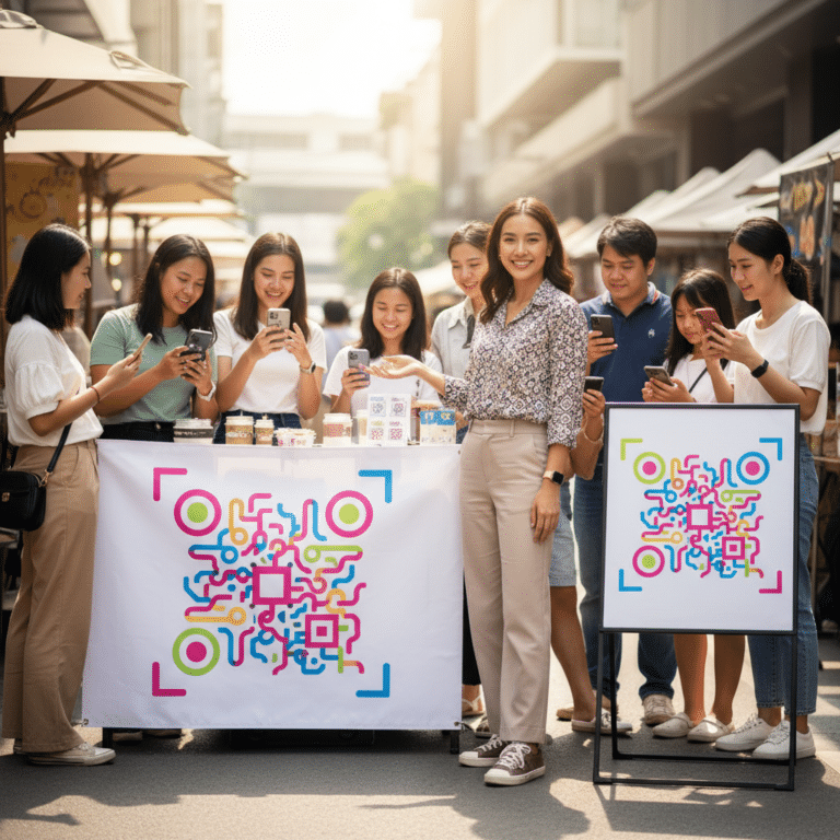 ป้าย QR Code ดึงยอดขาย: เทคนิคการตลาดสื่อสิ่งพิมพ์ 2026