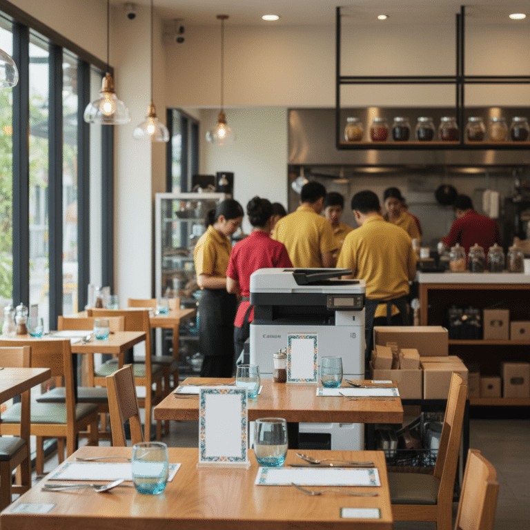 ทริคพิมพ์เมนูและป้ายร้านอาหาร รับยอดขายสงกรานต์ 2026