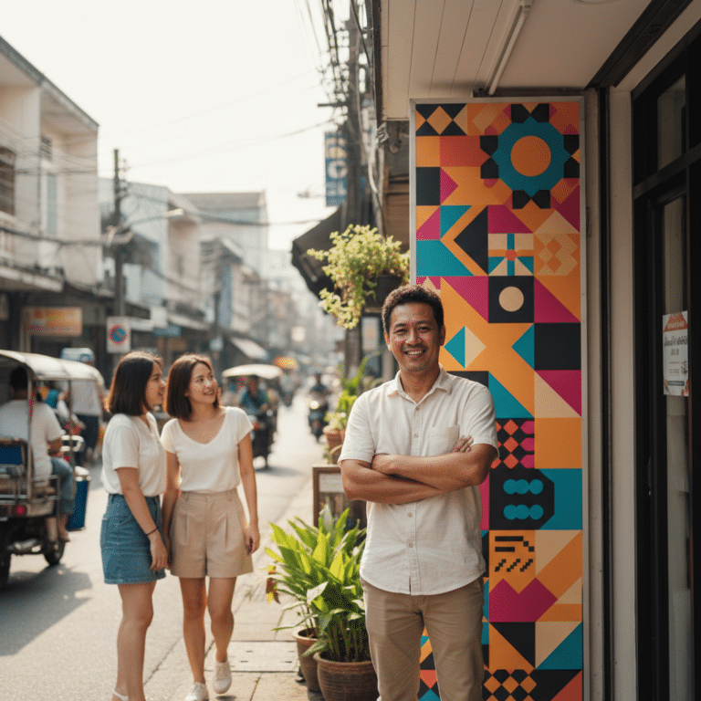 ทริคออกแบบป้ายไวนิลหน้าร้านให้ปัง ดึงดูดลูกค้าใน 3 วินาที