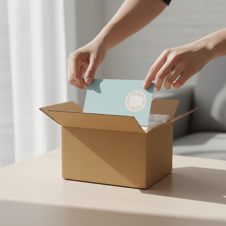 เทคนิค Unboxing 2026: สติ๊กเกอร์และการ์ดช่วยเพิ่มยอดซื้อซ้ำ
