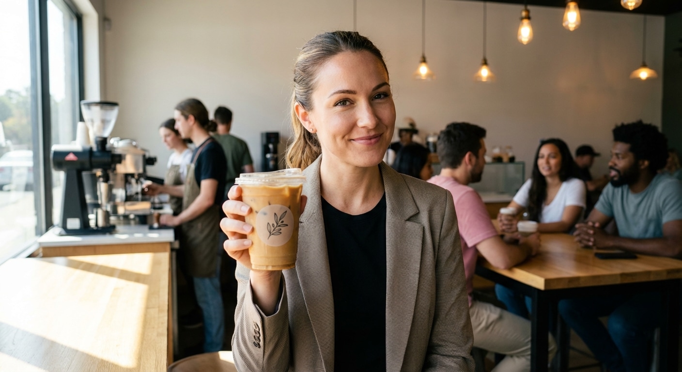 เคล็ดลับ SME เลือกสติ๊กเกอร์กันน้ำ 100% ติดแก้วคาเฟ่ให้ปัง - waterproof-sticker-cafe-guide