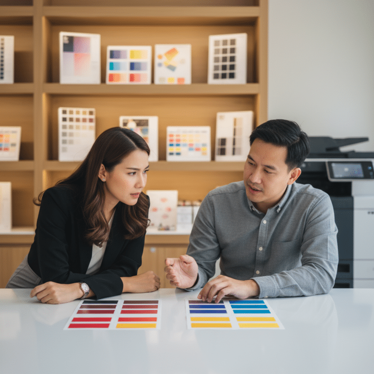 รู้ก่อนพิมพ์! CMYK vs RGB ต่างกันอย่างไร? ทริคตั้งค่าสีให้เป๊ะ