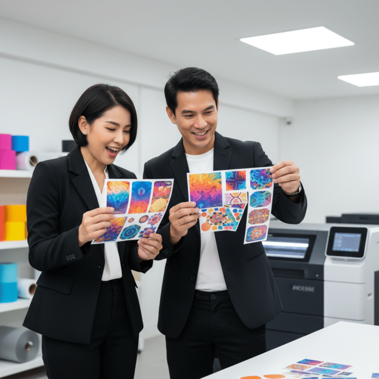 เทคโนโลยี Digital Print 2026: พิมพ์ฉลากสีสด ไร้ขั้นต่ำ