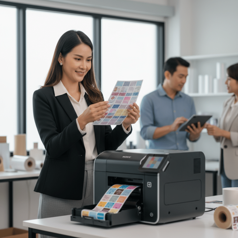 เทคโนโลยีพิมพ์สติ๊กเกอร์ 2026 ยกระดับ SME ด้วย Fuji Xerox