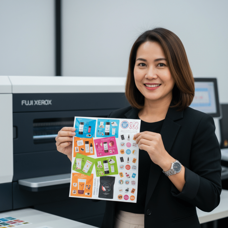 เทคโนโลยีพิมพ์ Fuji Xerox: เคล็ดลับฉลากสินค้าสีสดโดนใจ SME