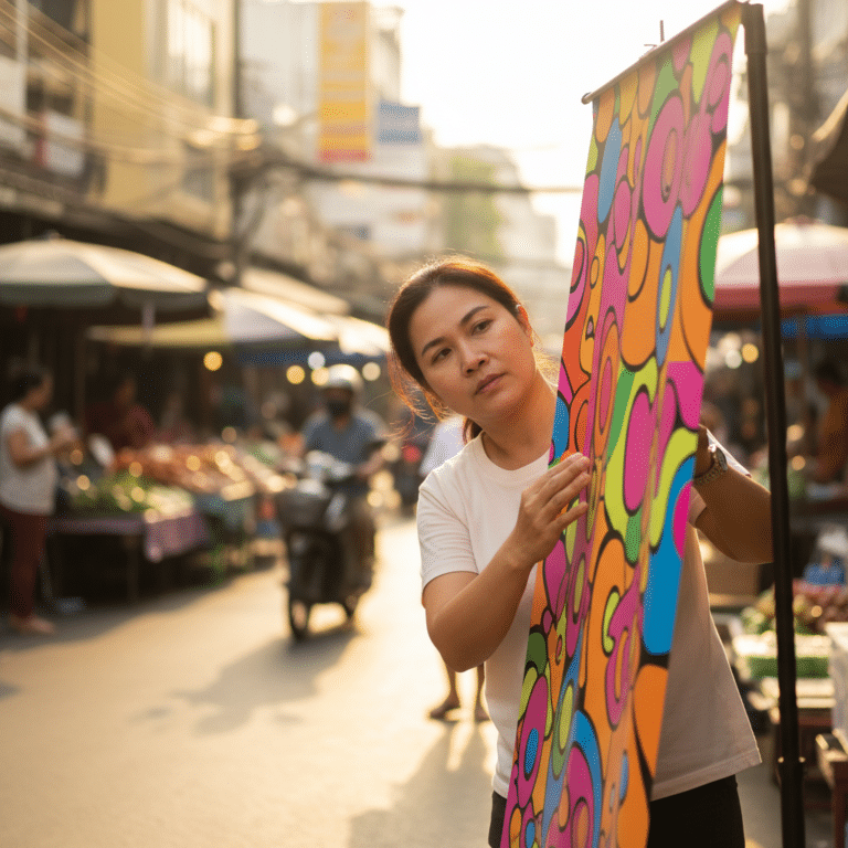 5 ทริคดูแลป้ายไวนิล-โรลอัพให้สีสดทนแดด ยืดอายุใช้งาน