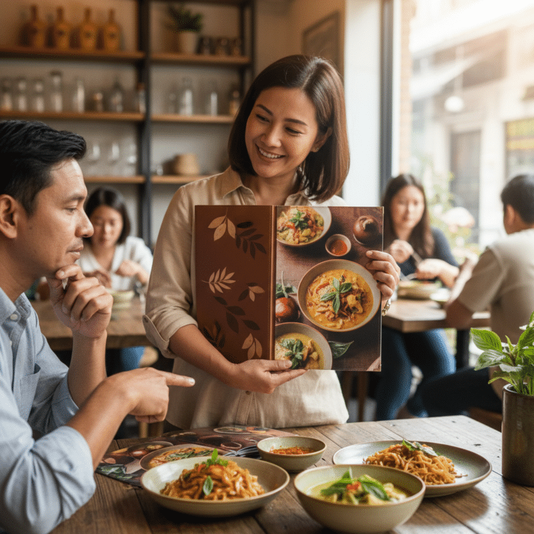เทคนิคออกแบบเมนูร้านอาหารให้ลูกค้าสั่งเพิ่ม สไตล์ SME