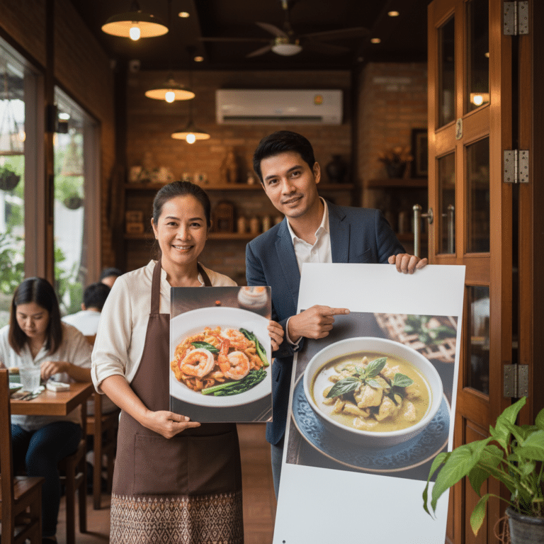 เคล็ดลับทำเมนูและป้ายโฆษณา ดันยอดขายร้านอาหาร SME ทะลุเป้า
