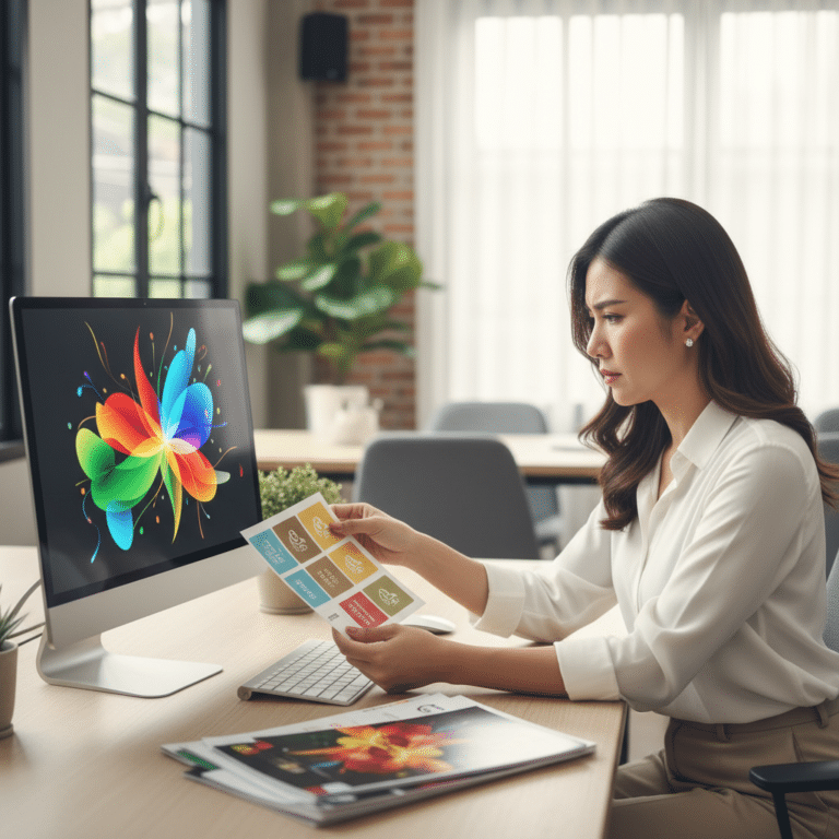 RGB vs CMYK: ทำไมสีบนหน้าจอถึงไม่เหมือนงานพิมพ์จริง?
