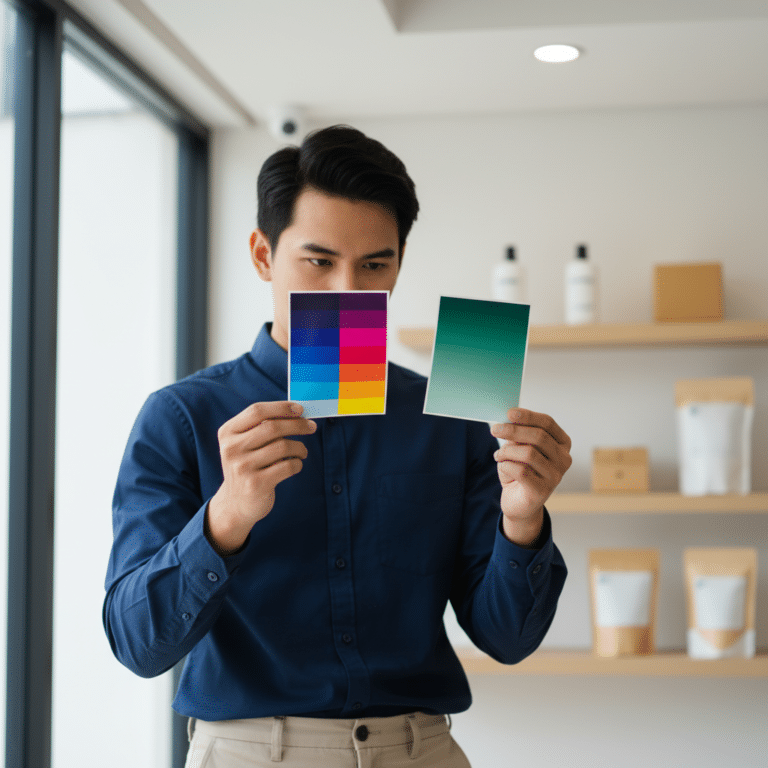 วิธีตั้งค่าสี CMYK ให้ฉลากสินค้าสีสดไม่เพี้ยน