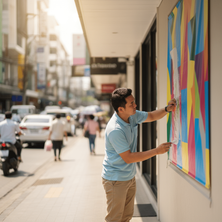 เทคนิคดูแลป้ายไวนิลและสติ๊กเกอร์ให้สีสดทนนาน ท้าแดดปี 2026