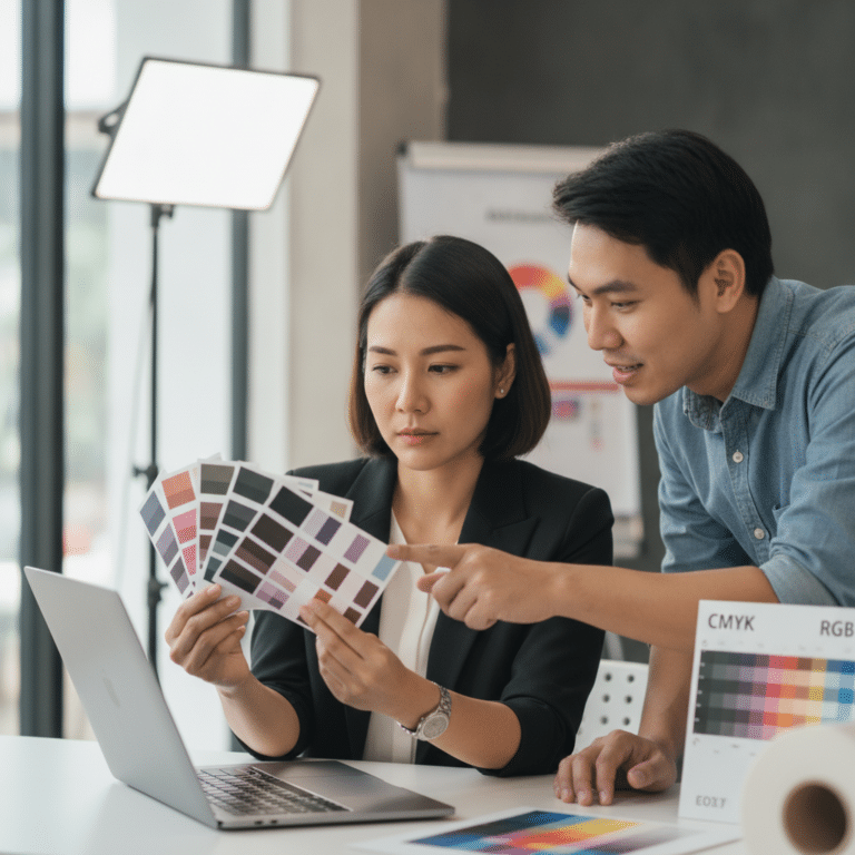 ทริคเตรียมไฟล์พิมพ์ SME: ระบบสี CMYK vs RGB ต่างกันอย่างไร