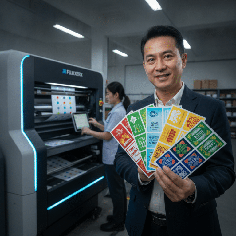เทคโนโลยีพิมพ์ดิจิทัล 2026 ยกระดับฉลาก SME ให้สีสดเป๊ะ