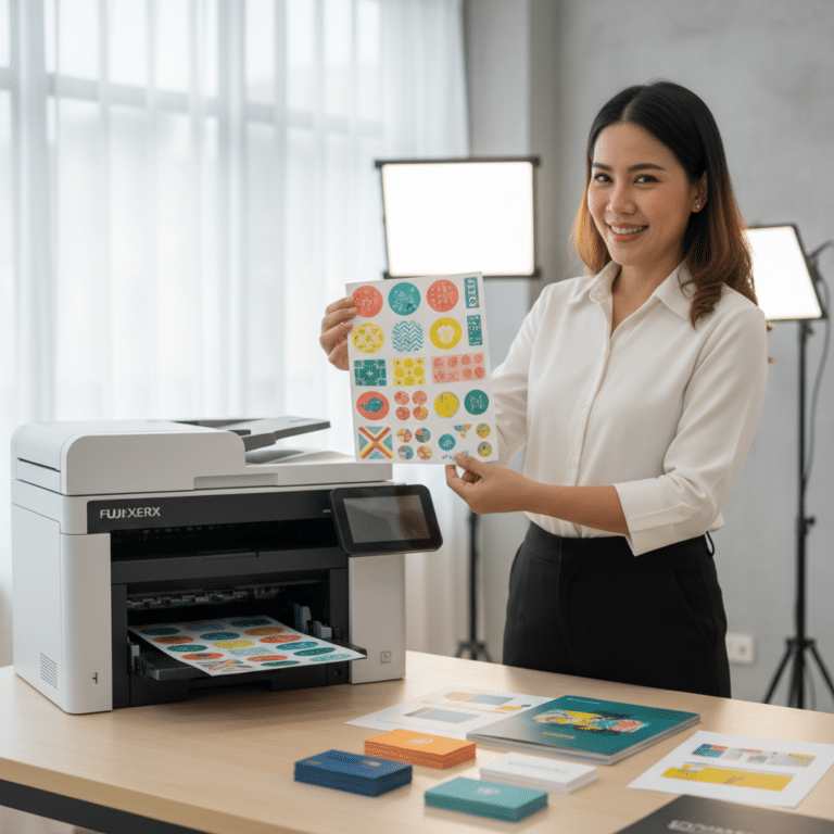 เครื่องพิมพ์ Fuji Xerox เคล็ดลับงานพิมพ์สีสดสำหรับ SME