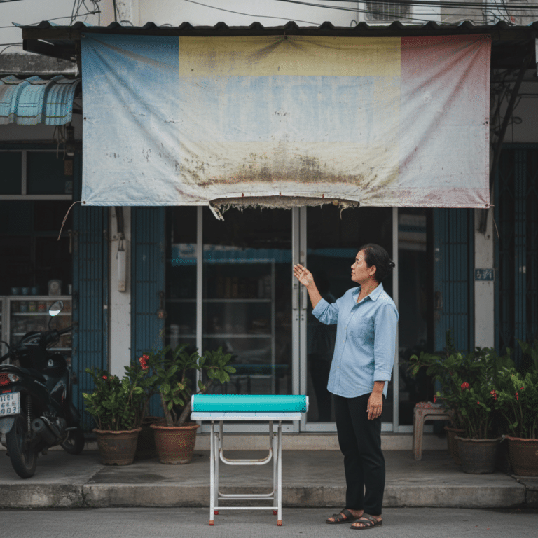 ยืดอายุป้ายไวนิล! วิธีดูแลป้ายโฆษณากลางแจ้งให้สีสดทนทาน