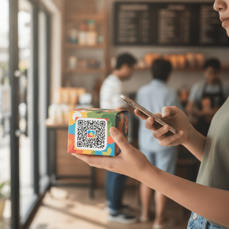 สติ๊กเกอร์ QR Code เทคนิคดึงลูกค้าออฟไลน์สู่ออนไลน์