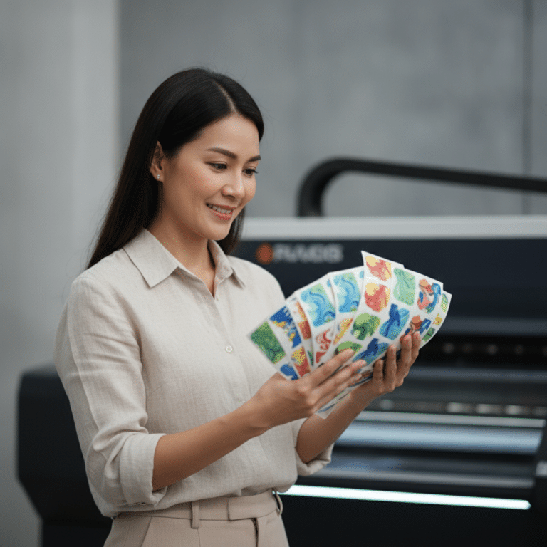 เทคโนโลยีพิมพ์ Fuji Xerox สีสดคมชัด ยกระดับสติ๊กเกอร์ SME