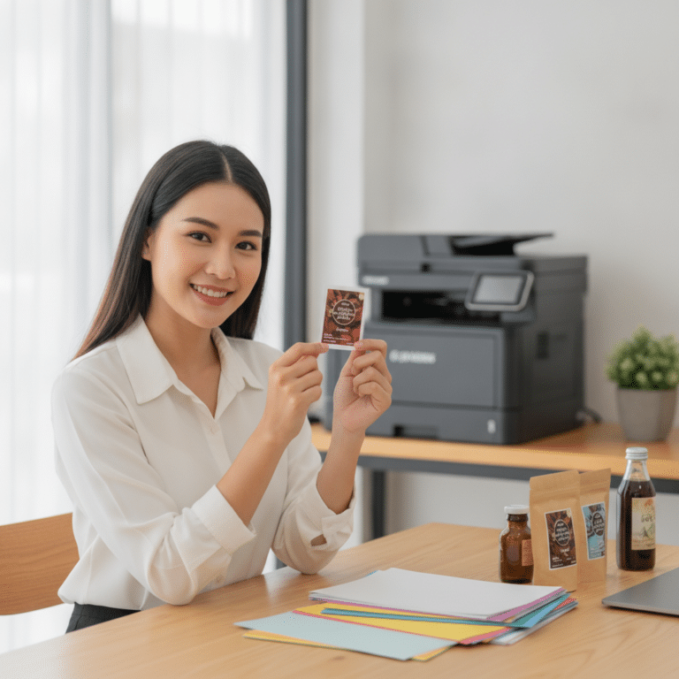 เครื่องพิมพ์ Fuji Xerox ยกระดับฉลากสินค้า SME สีสดคมชัด