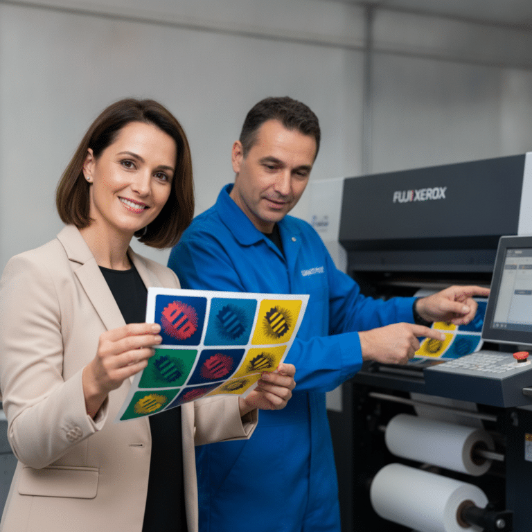 เจาะลึกเทคโนโลยี Fuji Xerox พิมพ์สติ๊กเกอร์สีสด คมชัด