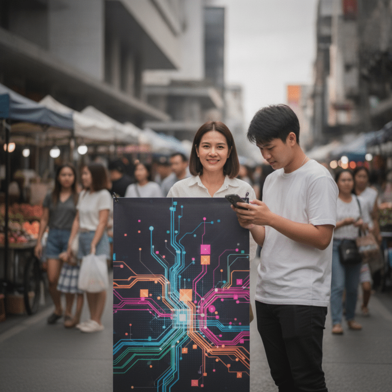 เทคนิคการตลาด O2O ดึงลูกค้าออฟไลน์สู่ออนไลน์ด้วยป้ายโฆษณา
