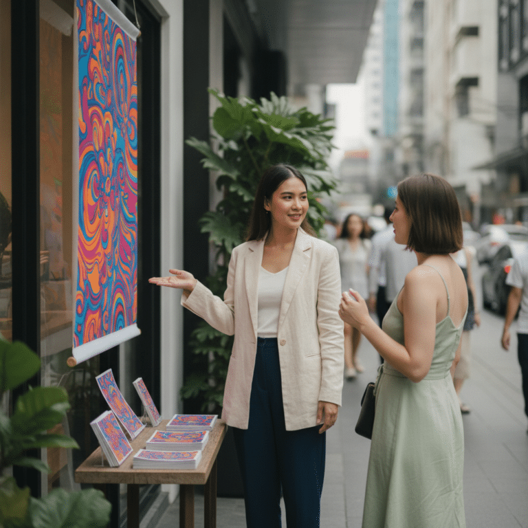 O2O Marketing: ดึงคนเข้าร้านด้วยป้ายโฆษณาและสิ่งพิมพ์