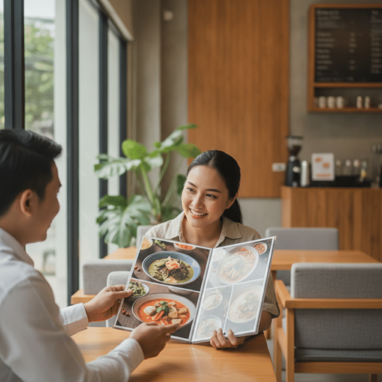 ทริคออกแบบและพิมพ์เมนูอาหาร ให้ร้านค้า SME ยอดขายพุ่ง