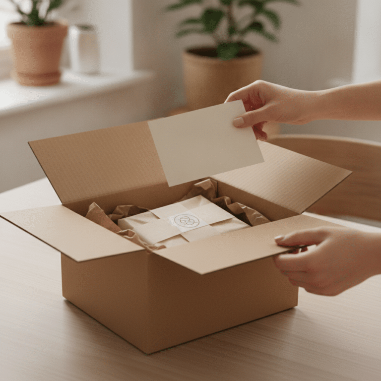 เทคนิคใช้สติ๊กเกอร์และนามบัตร สร้าง Unboxing Experience